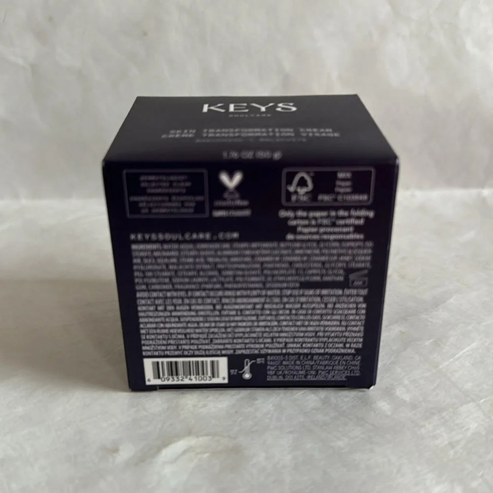 KEYS SOULCARE SKIN TRANSFORMATION FACE CREAM BAKUCHIOL 1.7oz NIB $32 ALICIA KEYS